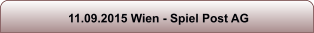 11.09.2015 Wien - Spiel Post AG